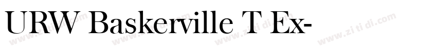 URW Baskerville T Ex字体转换